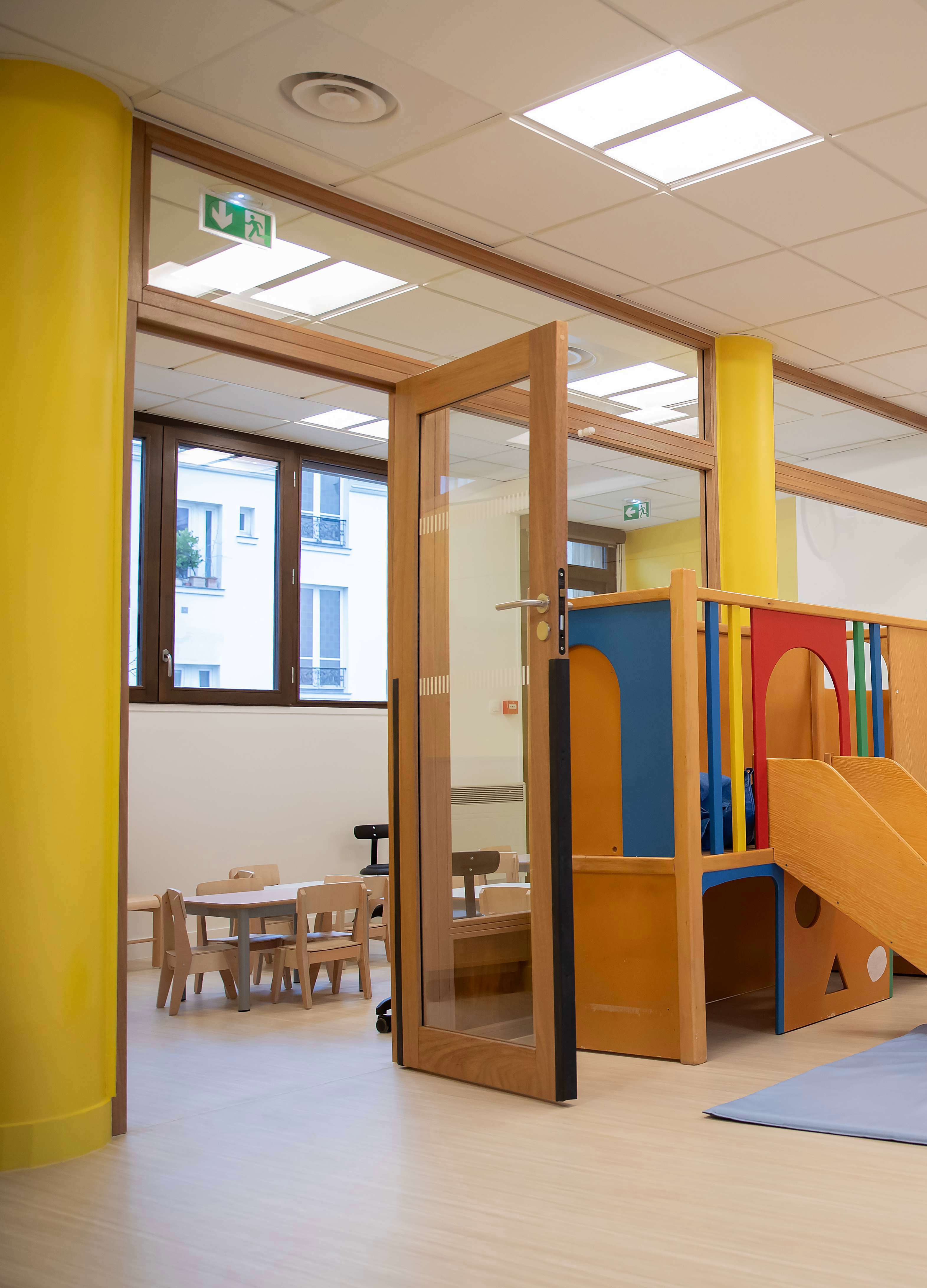 photo bloc porte vitré Maternelle NF